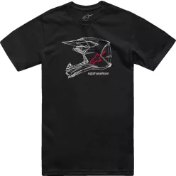 Tricou Casual Alpinestars MX Helmet CSF negru