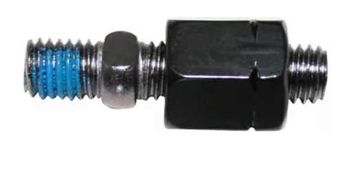 Adaptor oglindă Highsider M8 filet stânga pe M8, negru (bucată)