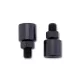 Amortizor vibrații oglindă Highsider M10 x 1,25 filet dreapta, negru