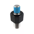 Adaptor oglindă Highsider M10x1,25 filet dreapta pe M8, negru mat (bucată)