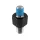 Adaptor oglindă Highsider M10x1,25 filet dreapta pe M8, negru mat (bucată)