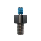 Adaptor oglindă Highsider M10x1,25 filet dreapta pe M8, negru mat (bucată)