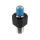 Adaptor oglindă Highsider M10x1,25 filet stânga pe M8, negru mat (bucată)