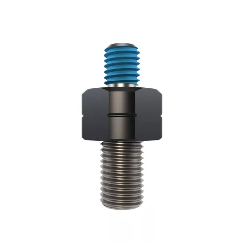 Adaptor oglindă Highsider M10x1,25 filet stânga pe M8, negru mat (bucată)
