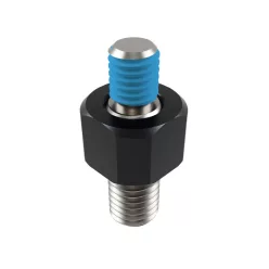   Adaptor oglindă Highsider M10x1,5 filet dreapta pe M8, negru mat (bucată)