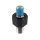 Adaptor oglindă Highsider M10x1,5 filet dreapta pe M8, negru mat (bucată)