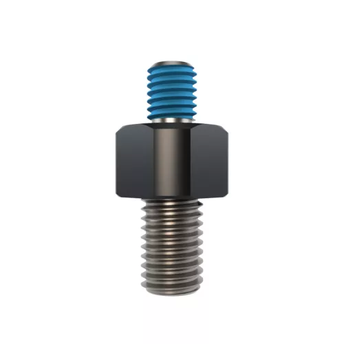 Adaptor oglindă Highsider M10x1,5 filet dreapta pe M8, negru mat (bucată)