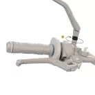 Adaptor oglindă Highsider M10x1,5 filet dreapta pe M8, negru mat (bucată)