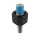 Adaptor oglindă Highsider M8x1,25 filet dreapta pe M8, negru mat (bucată)