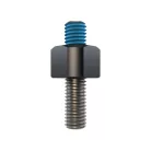Adaptor oglindă Highsider M8x1,25 filet dreapta pe M8, negru mat (bucată)