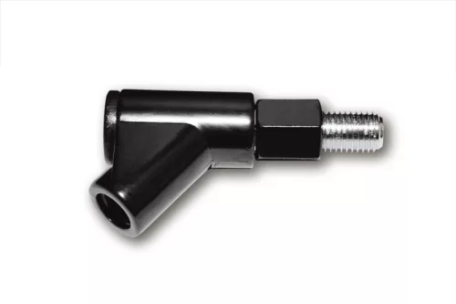 Adaptor oglindă Highsider M10x1,25 filet dreapta, negru (bucată)
