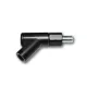 Adaptor oglindă Highsider M10x1,25 filet stânga, negru (bucată)