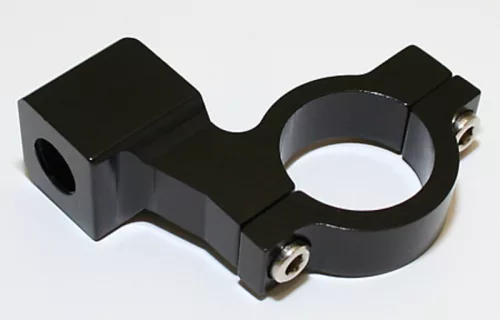 Colier oglindă Highsider CNC cu filet dreapta, pentru ghidon 7/8 inch, negru