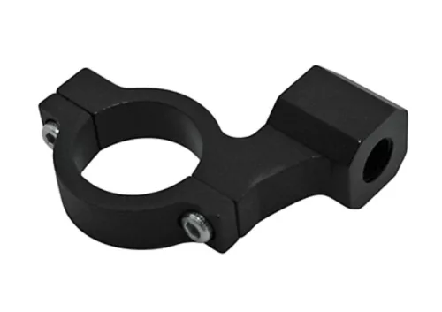 Colier oglindă Highsider CNC cu filet dreapta, pentru ghidon 1 inch, negru