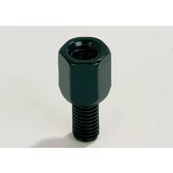   Adaptor oglindă Highsider, gaură M8 dreapta pe șurub M10 stânga, negru