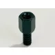 Adaptor oglindă Highsider, gaură M8 dreapta pe șurub M10 stânga, negru