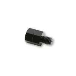   Adaptor oglindă Highsider, gaură M10 dreapta pe șurub M8 stânga, negru