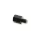 Adaptor oglindă Highsider, gaură M10 dreapta pe șurub M8 stânga, negru