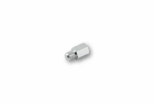Adaptor oglindă Highsider, gaură M8 dreapta pe șurub M10 dreapta, crom