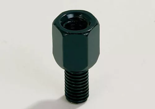 Adaptor oglindă Highsider, gaură M10 dreapta pe șurub M8 dreapta, negru