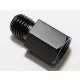 Adaptor oglindă Highsider, gaură M10 dreapta pe șurub M10 dreapta, negru