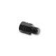 Adaptor oglindă Highsider, gaură M10 stânga pe șurub M10 dreapta, negru