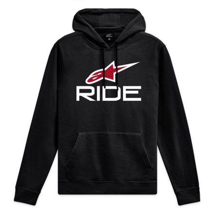 HOODIE RIDE 4 BK/W/RD S