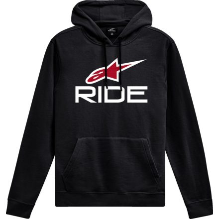 HOODIE RIDE 4.0 P/O BK/RD/WT L