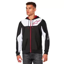 Hanorac Alpinestars Sessions V3 Zip negru/alb