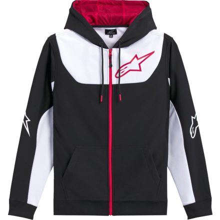 HOODIE ZIP SESSIONS V3 BLK/WHT