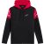 HOODIE ZIP VELOCITY BLK/RD XXL