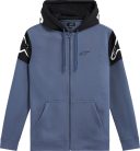 Hoodie Zip Velocity Bl/Blk M