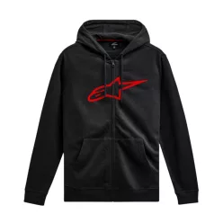 Hanorac Alpinestars Ageless V3 Zip negru/rosu