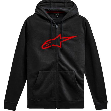 HOODIE ZIP AGELESS V3 BLK/RD X