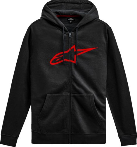 Hoodie Zip Ageless V3 Blk/Rd L