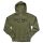 HOODIE STENCIL ZIP OLIVE SM