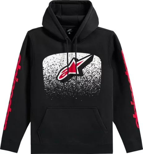 Hanorac Alpinestars Obsessed Pullover negru/roșu/alb