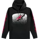 Hanorac Alpinestars Obsessed Pullover negru/roșu/alb