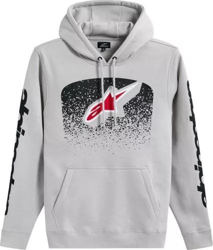 Hanorac Alpinestars Obsessed Pullover gri/negru/roșu