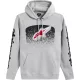 Hanorac Alpinestars Obsessed Pullover gri/negru/roșu