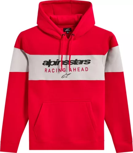 Hanorac Alpinestars Cubic roșu/gri deschis