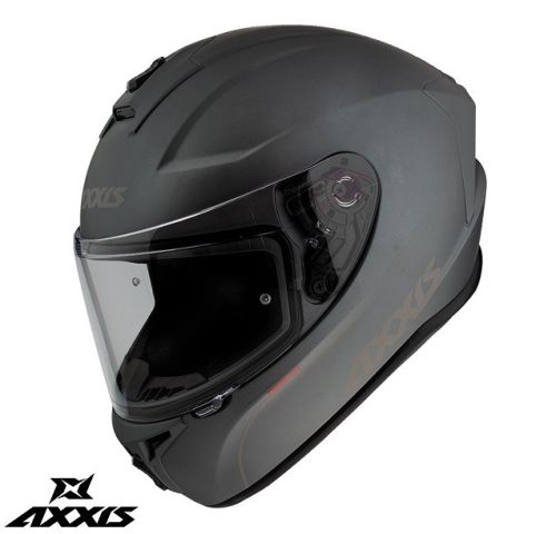 Casca Axxis Draken S V-2 A12 titanium mat MT-V-18C