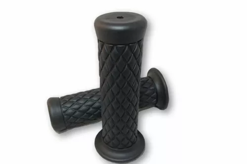 Mansoane Highsider Custom stil Diamond 1 inch, negru (pereche)