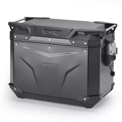   Cutie aluminiu laterală Trekker Outback EVO Givi OBKEV48BL 48L negru stânga