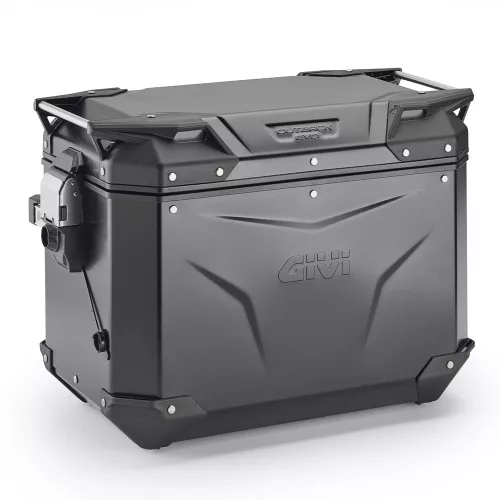 Cutie aluminiu laterală Trekker Outback EVO Givi OBKEV48BR 48L negru dreapta