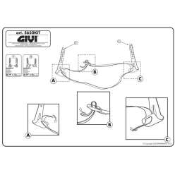Kit montaj Givi S650KIT