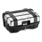 Givi 33 Litre Top-Case Black With Aluminium Finish With Top Opening Trk33N