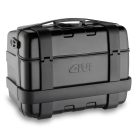 Givi 46 Litre Blackline Top-Case Black With Aluminium Finish With Top Opening Trk46B