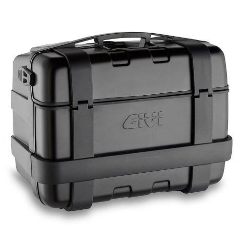 Givi 46 Litre Blackline Top-Case Black With Aluminium Finish With Top Opening Trk46B