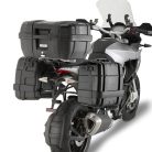 Givi 46 Litre Blackline Top-Case Black With Aluminium Finish With Top Opening Trk46B